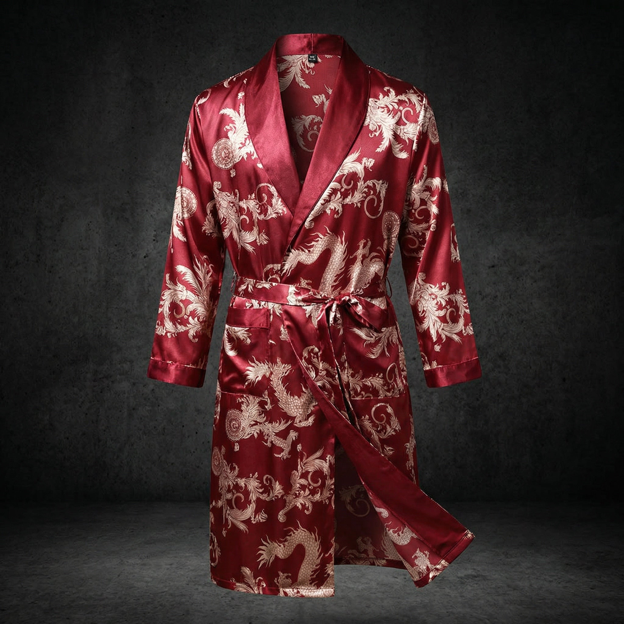 Silk Dragon Evening Comfort Lounge Robe