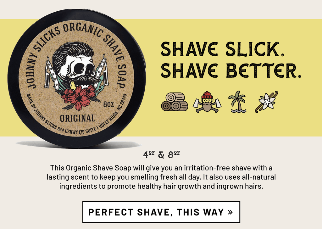 Johnny Slicks Organic Shave Soap