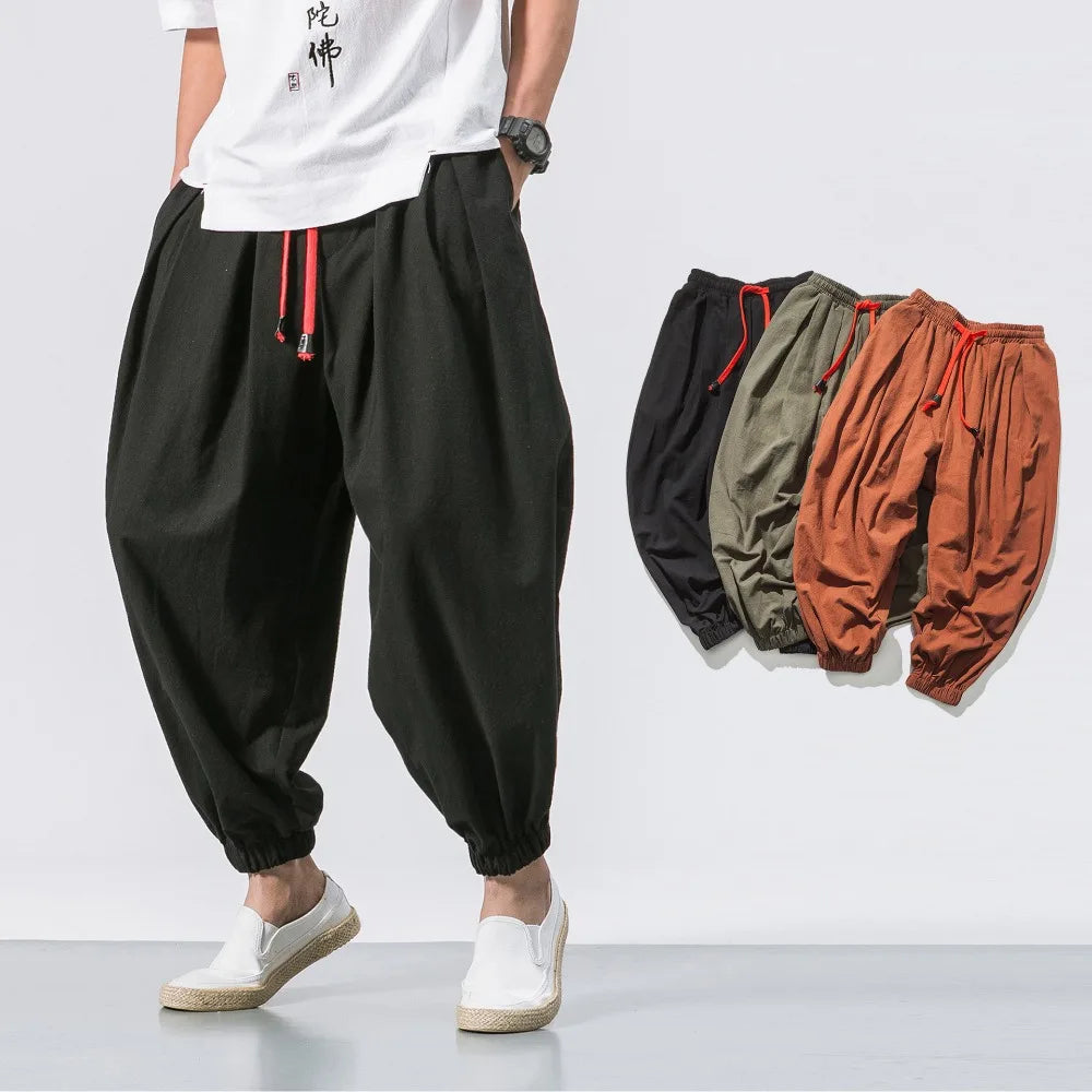 Urban Cotton Linen Harem
