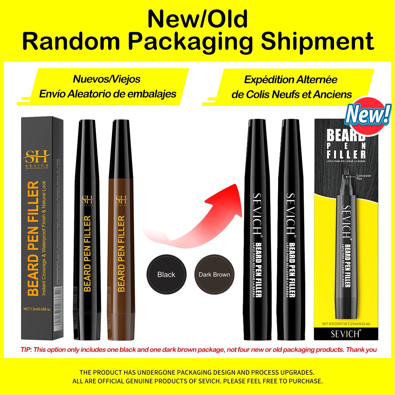 Precision Beard Fill Fiber Pen - Waterproof