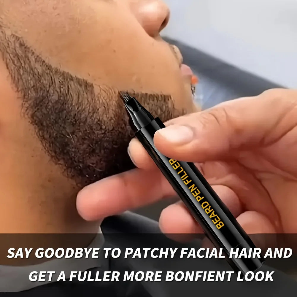 Precision Beard Fill Fiber Pen - Waterproof