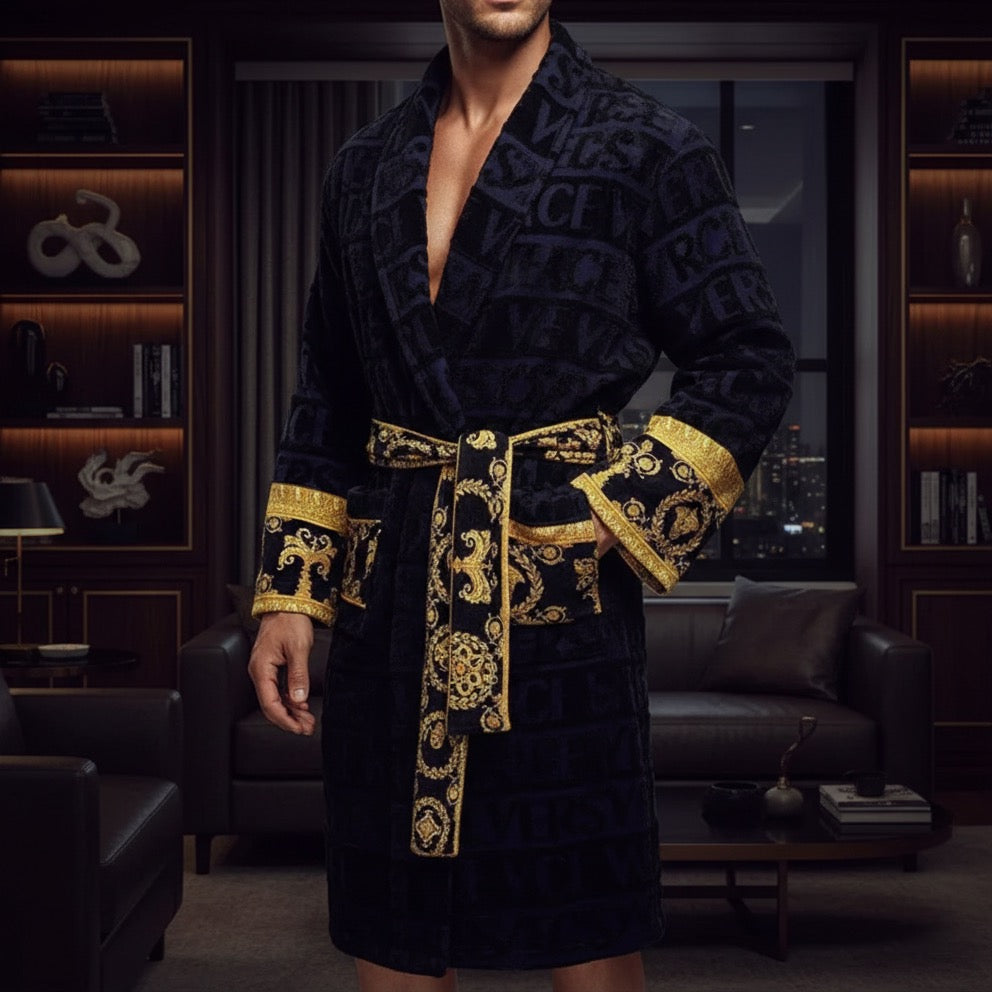 Men's Everyday Plush Comfort Lounge Robe